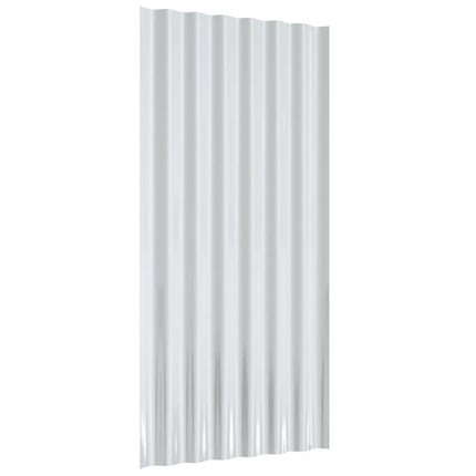 Pannelli Tetto 36pz Acciaio Verniciato a Polvere Verde 80x36 cm