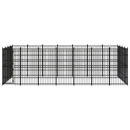 Gabbia per Cani da Esterno in Acciaio 25,8 mÃ‚Â²