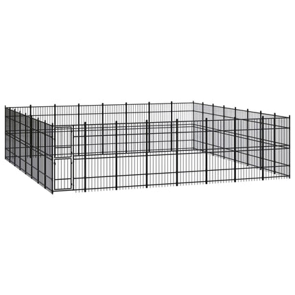 Gabbia per Cani da Esterno in Acciaio 58,98 mÃƒâ€šÃ‚Â²