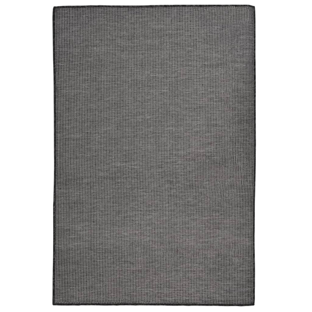 Tappeto da Esterni a Tessitura Piatta 120x170 cm Grigio