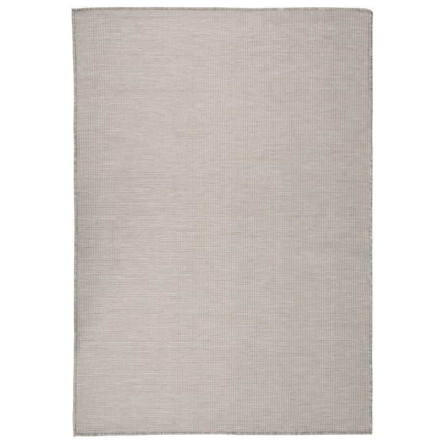Tappeto da Esterni a Tessitura Piatta 140x200 cm Tortora