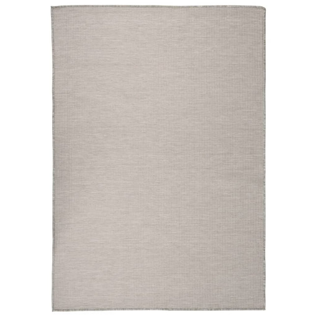 Tappeto da Esterni a Tessitura Piatta 160x230 cm Tortora