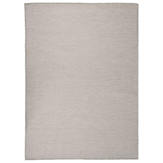 Tappeto da Esterni a Tessitura Piatta 200x280 cm Tortora