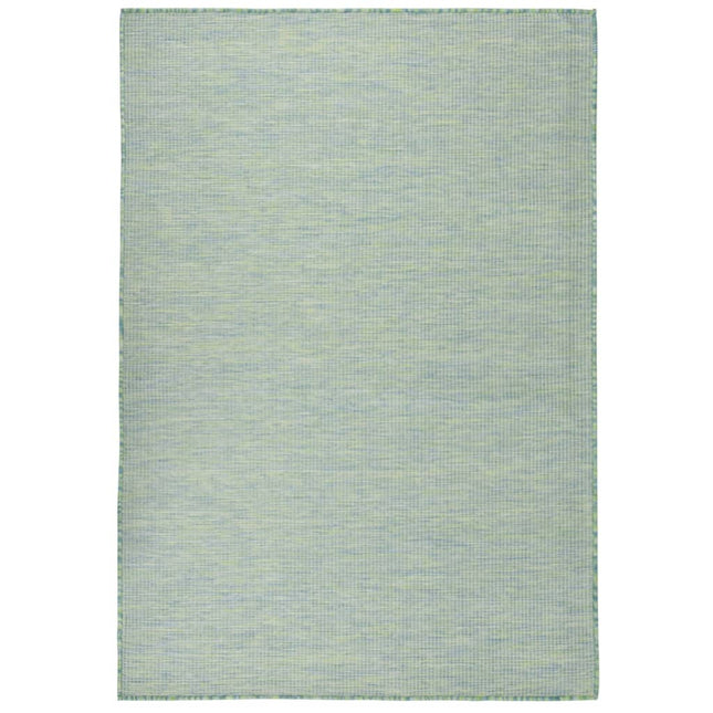 Tappeto da Esterni a Tessitura Piatta 160x230 cm Turchese