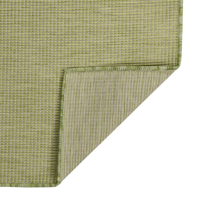 Tappeto da Esterni a Tessitura Piatta 120x170 cm Verde