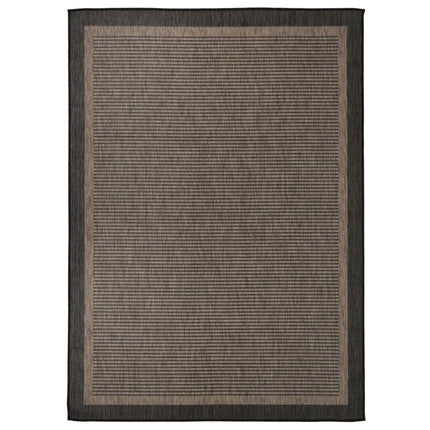 Tappeto da Esterni a Tessitura Piatta 200x280 cm Marrone Scuro