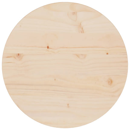 Piano Tavolo ÃƒËœ40x2,5 cm in Legno Massello di Pino