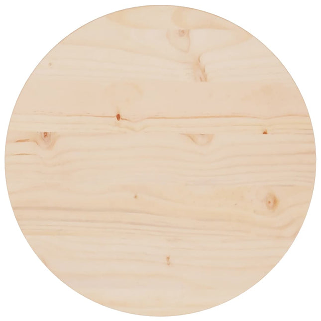 Piano Tavolo Ã˜40x2,5 cm in Legno Massello di Pino