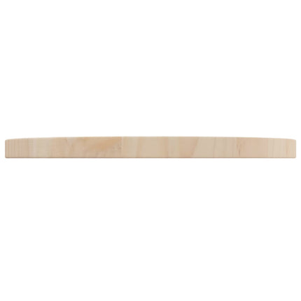Piano Tavolo ÃƒËœ40x2,5 cm in Legno Massello di Pino