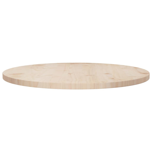Piano Tavolo Ã˜70x2,5 cm in Legno Massello di Pino