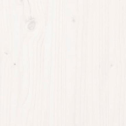 Piano Tavolo Bianco ÃƒËœ50x2,5 cm in Legno Massello di Pino