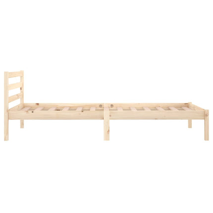 Telaio Letto in Legno Massello di Pino 90x200 cm
