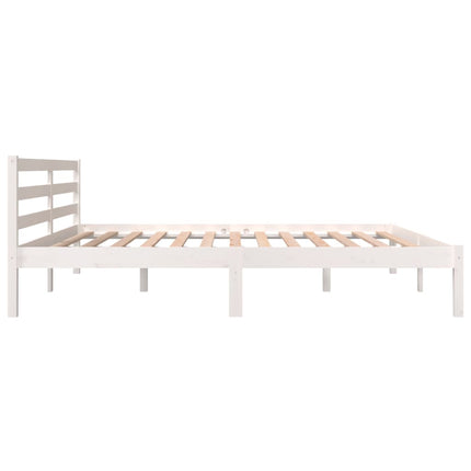 Giroletto Bianco in Legno Massello 180x200 cm Super King