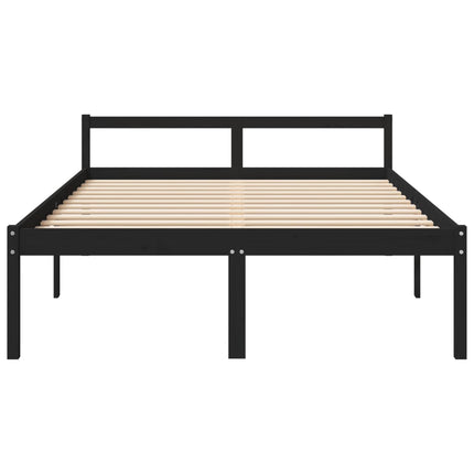 Letto per Anziani 150x200 cm King in Legno Massello di Pino