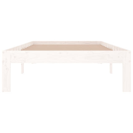 Giroletto Bianco in Legno Massello 90x190 cm Single