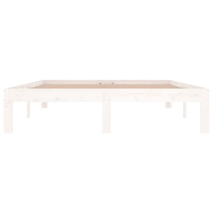 Giroletto Bianco in Legno Massello 135x190 cm Double