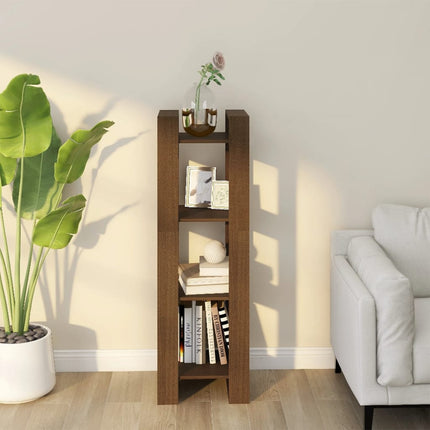 Libreria/Divisorio ambra 41x35x125 cm in Legno Massello