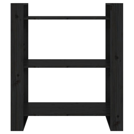 Libreria/Divisorio Bianco 80x35x91 cm Legno Massello di Pino