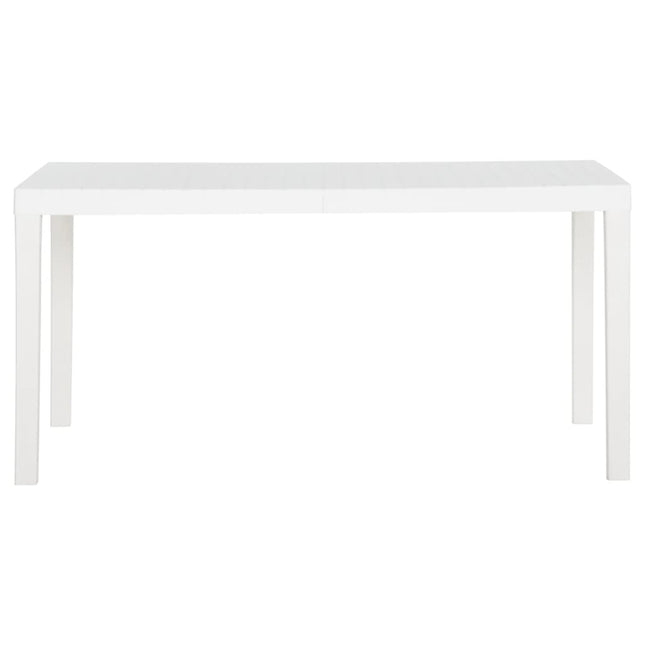 Tavolo da Giardino 150x90x72 cm in PP Bianco