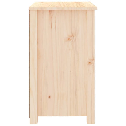 Comodino 50x35x61,5 cm in Legno Massello di Pino
