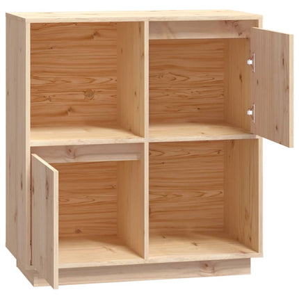 Credenza 74x35x80 cm in Legno Massello di Pino