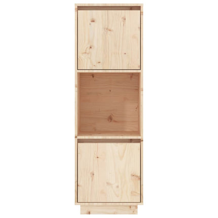Credenza 38x35x117 cm in Legno Massello di Pino
