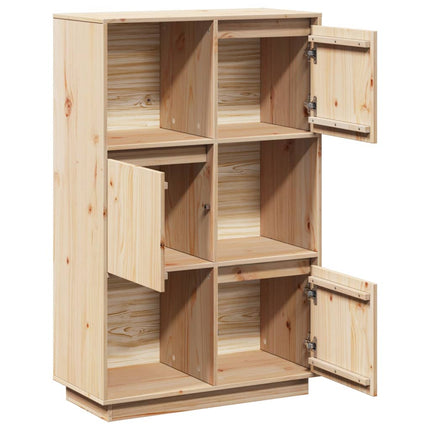 Credenza 74x35x117 cm in Legno Massello di Pino