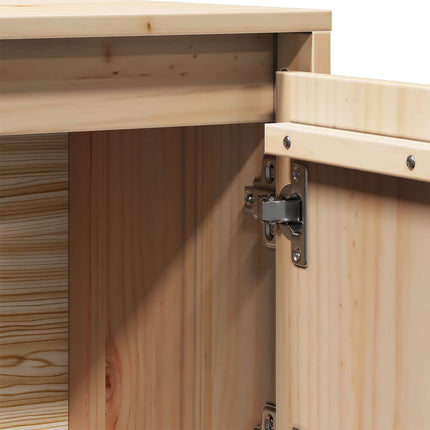 Credenza 74x35x117 cm in Legno Massello di Pino