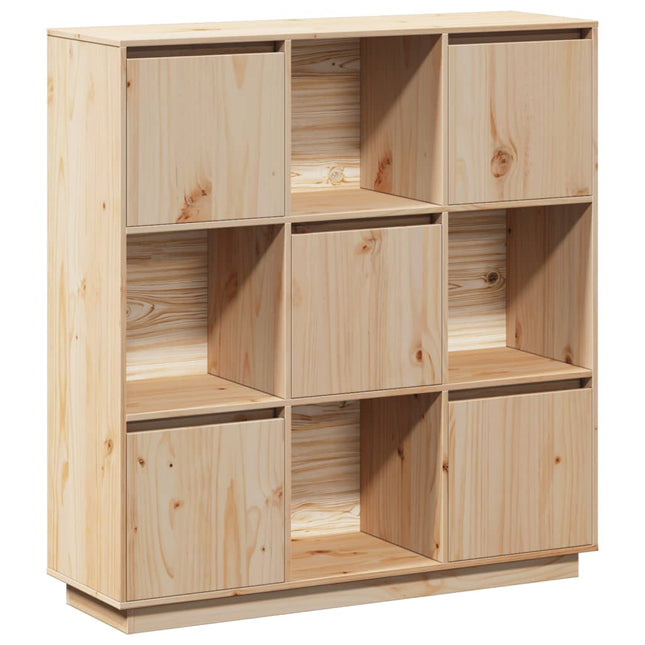 Credenza 110,5x35x117 cm in Legno Massello di Pino