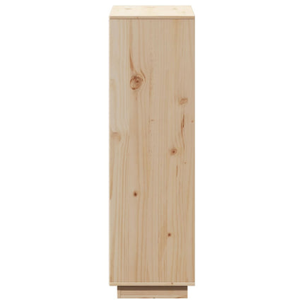 Credenza 110,5x35x117 cm in Legno Massello di Pino