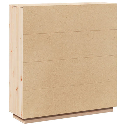 Credenza 110,5x35x117 cm in Legno Massello di Pino