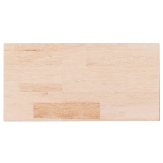 Ripiano 40x20x2,5 cm Legno Massello di Rovere Non Trattato