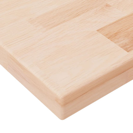Ripiano 60x20x2,5 cm Legno Massello di Rovere Non Trattato