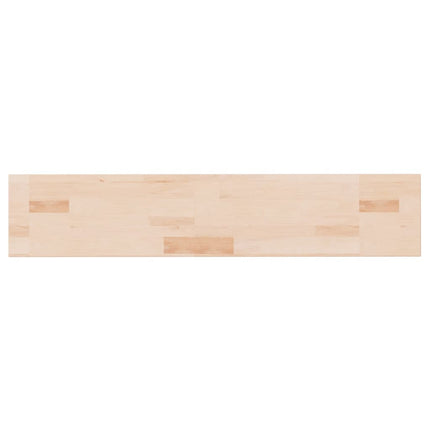 Ripiano 100x20x2,5 cm Legno Massello di Rovere Non Trattato