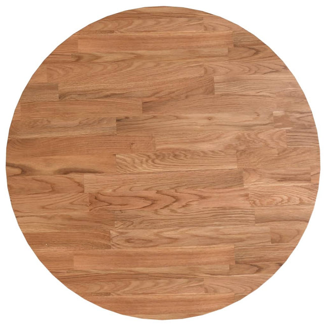 Piano Tavolo Rotondo Marrone Chiaro Ã˜40x1,5 cm Rovere Trattato