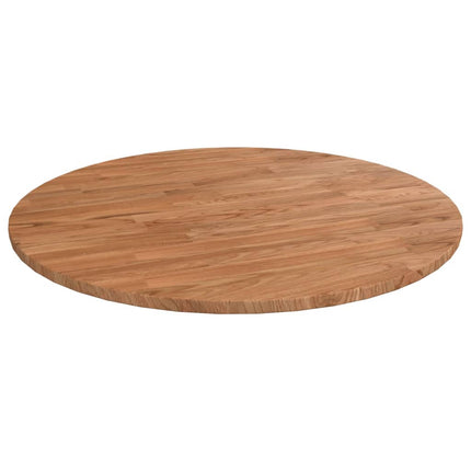 Piano Tavolo Rotondo Marrone Chiaro ÃƒËœ60x1,5cm Rovere Trattato