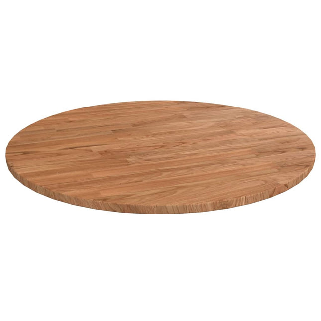 Piano Tavolo Rotondo Marrone Chiaro Ã˜60x1,5cm Rovere Trattato