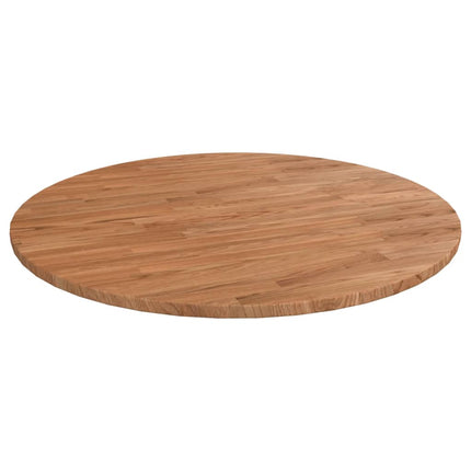 Piano Tavolo Rotondo Marrone Chiaro Ã˜70x1,5 cm Rovere Trattato