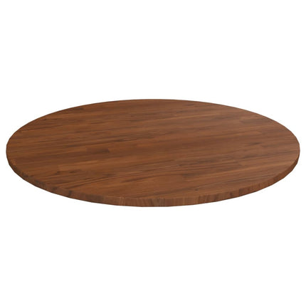 Piano Tavolo Rotondo Marrone Scuro ÃƒËœ90x1,5 cm Rovere Trattato