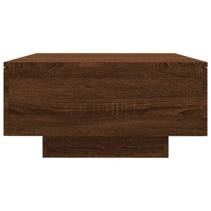Tavolino Salotto Rovere Marrone 90x60x31 cm Legno Multistrato