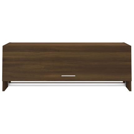 Armadio Rovere Marrone 100x32,5x35 cm in Legno Ingegnerizzato