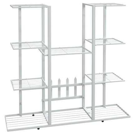 Portafiori 94,5x25x89 cm Ferro Bianco