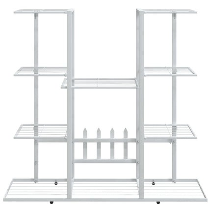 Portafiori 94,5x25x89 cm Ferro Bianco