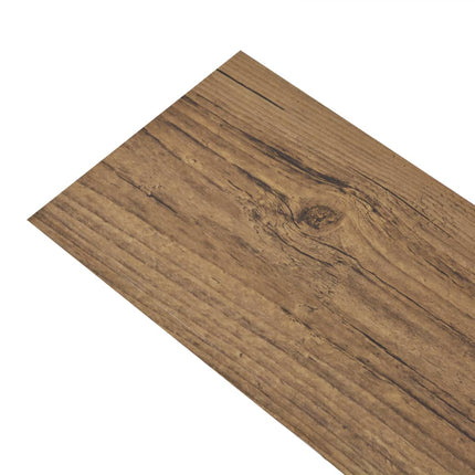 Listoni Pavimenti Autoadesivi in PVC 2,51 mÂ² 2mm Noce Marrone