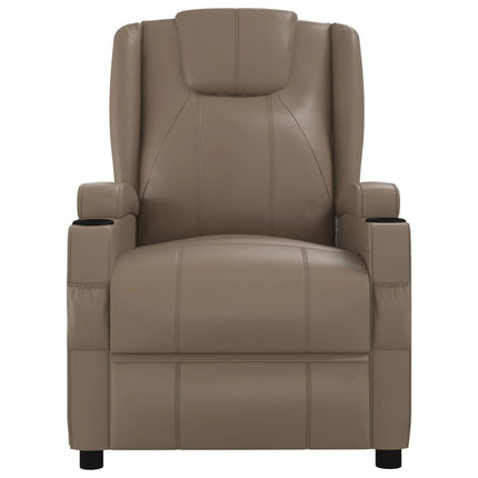 Poltrona Alzapersona Cappuccino Similpelle