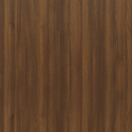 Credenza con 4 Cassetti 60x30,5x71 cm Rovere marrone