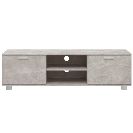 Mobile per TV Grigio Cemento 140x40,5x35 cm Legno Multistrato