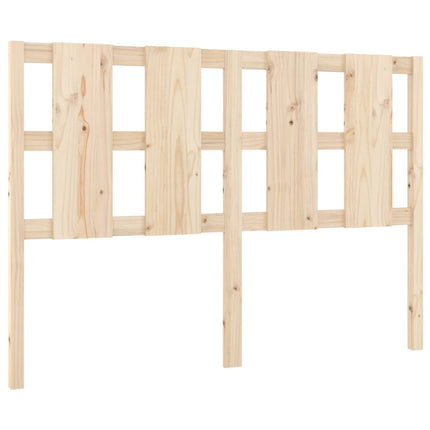 Testiera per Letto 140,5x4x100 cm Legno Massello di Pino