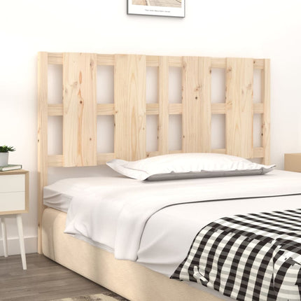 Testiera per Letto 140,5x4x100 cm Legno Massello di Pino