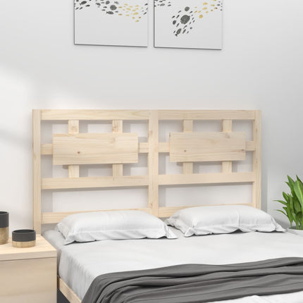 Testiera per Letto 165,5x4x100 cm Legno Massello di Pino